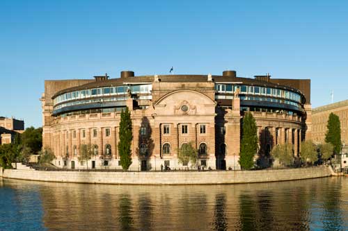 riksdagshuset i stockholm